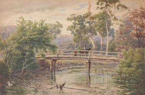 John Mather, Untitled, Watercolor on Paper