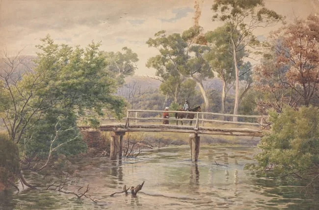 John Mather, Untitled, Watercolor on Paper
