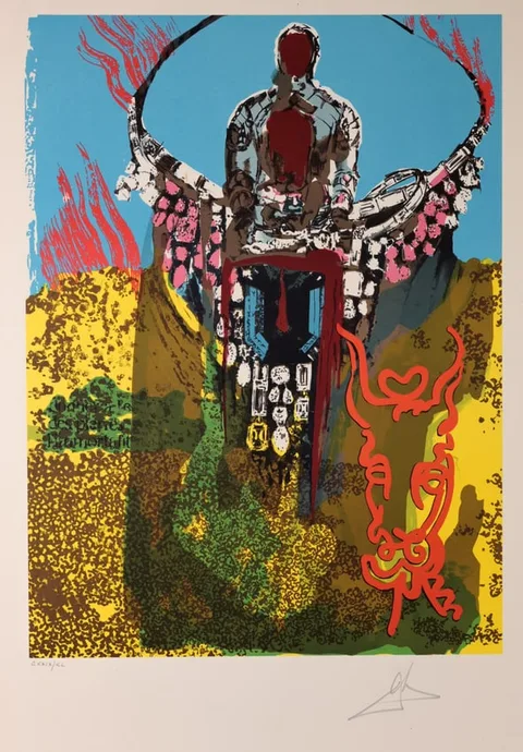 The Bullfighter by Salvador Dalí, Color Lithograph, sold Sep 2026
