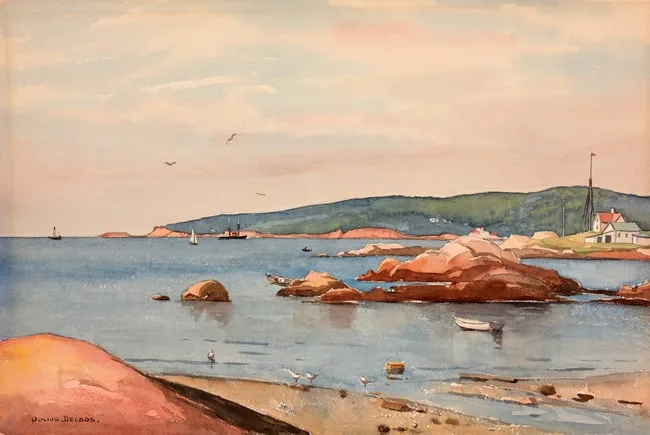 Untitled by Julius Delbos, Watercolor on Paper, offered Sep 2026