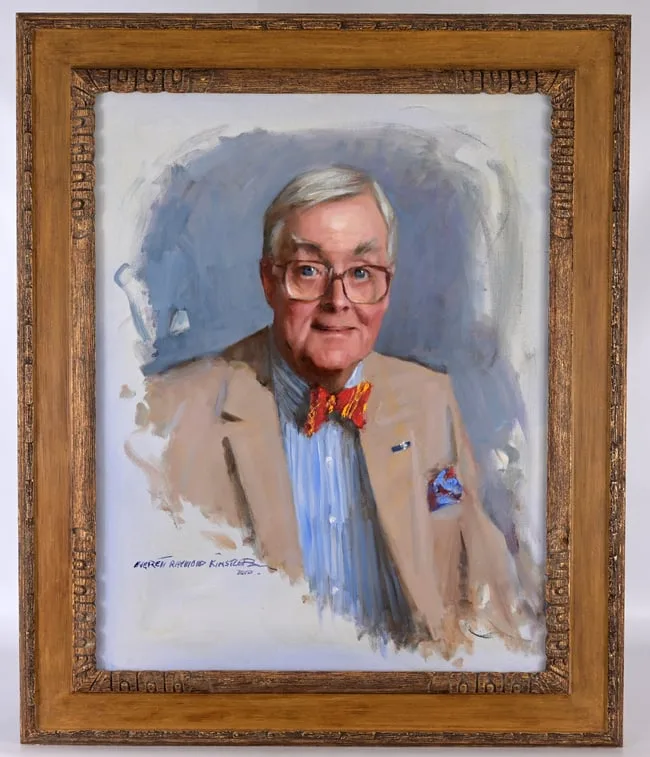 Daniel Patrick Moynihan - US Senator, NY by Everett Kinstler, 2010, Oil on Canvas, sold Sep 2026
