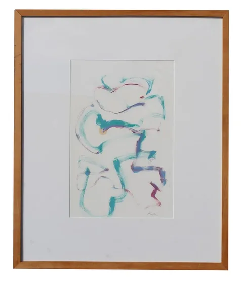 Thomas Koether, Study for Vertical Progression, Oil on Board