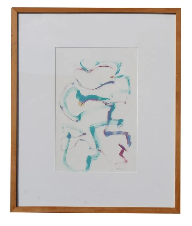 Thomas Koether, Study for Vertical Progression, Oil on Board
