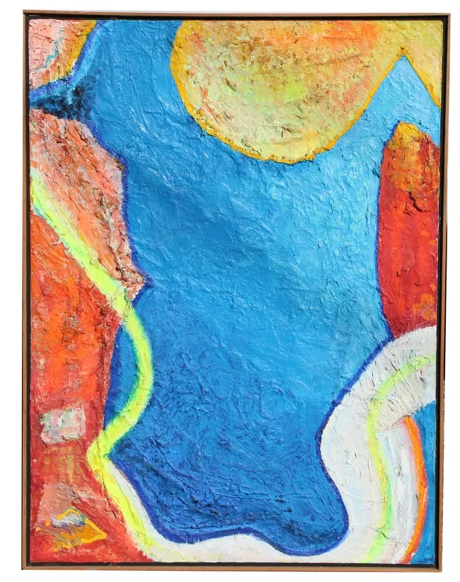 Thomas Koether, Non-linear Transfinite Cosmology, Oil on Canvas
