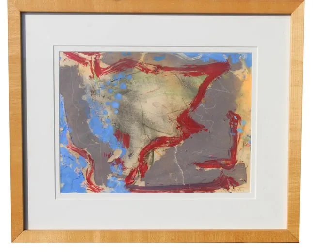 Thomas Koether, Study for Primavera, Oil on Paper