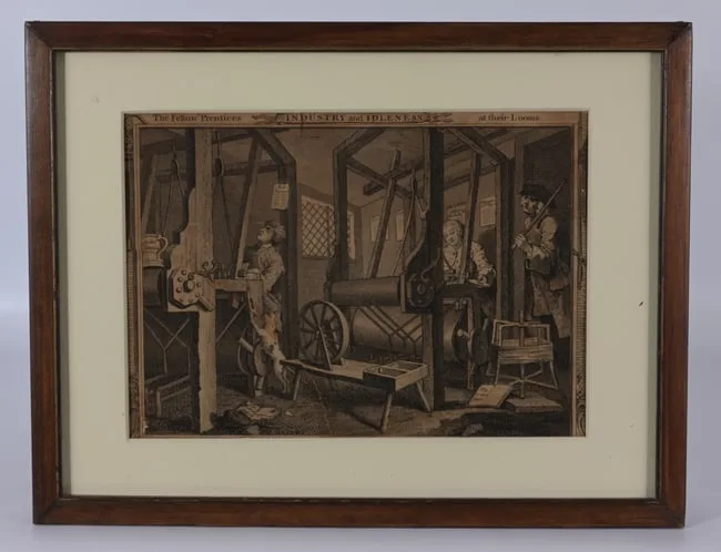 Industry and Idleness by William Hogarth, Etching, offered Sep 2026