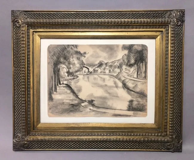 Geraldine by Mildred Williams, Charcoal on Paper, offered Sep 2026