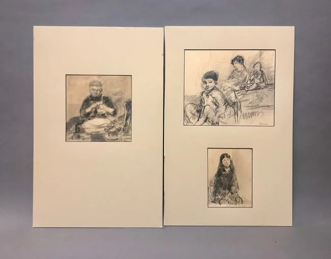 Untitled by George Lammens, Chalk on Paper, offered Sep 2026