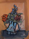 Igino Gonich Gonni, Vaso con fiori, cm.