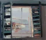 Franco Hippert, Primo mattino, 1971, Sul verso: firma
