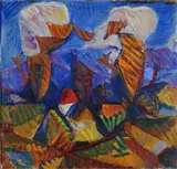 Mauro Masi, Paesaggio Rivellese, cm.