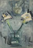 Enzo Pregno, Fiori nel vaso, cm.