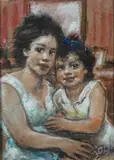 Ermanno Toschi, Madre e figlia