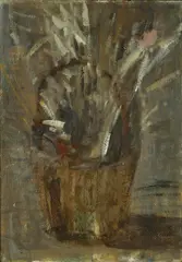 Mario Marcucci, Cesta con fiori, cm.