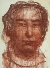 Volto maschile by Pietro Annigoni, cm., offered Apr 2019