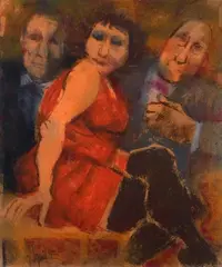 Remo Squillantini, Figure, 1981, cm.