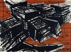 Emblema quantistico by Vinicio Berti, 1973, offered Apr 2019