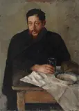 Carlo Vitale, Ritratto maschile, cm.