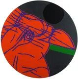 Lo scudo della pittura by Concetto Pozzati, 1999, cm., offered Apr 2019