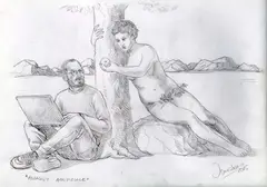 Paradiso artifiaciale by Giuseppe Veneziano, 2015, cm., offered Apr 2019