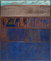 Composizione by Riccardo Licata, 1974, cm., offered Apr 2019