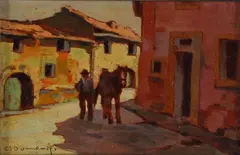 Strada a Salviano by Carlo Domenici, cm., offered Apr 2019