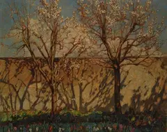 Alberi di pesco in fiore by Gino Romiti, cm., offered Apr 2019