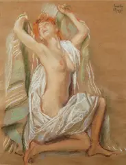 Emilio Rizzi, Odalisca, cm.