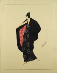 Modella by Romain de Tirtoff Erte, cm., offered Apr 2019