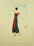 Romain de Tirtoff Erte, Modella