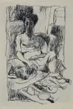 Antonio Scordia, Ritratto di donna con cane