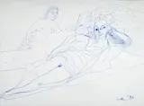 Carmelo Zotti, Nudo disteso e figura