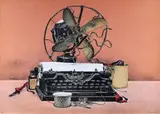 Gianni Cacciarini, Macchina da scrivere con ventilatore