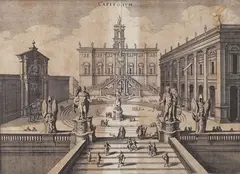 Capitolium by Merian Matthaus, incisione tratta dalla “Topographia Italiae”, offered Mar 2019