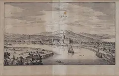 Veduta del castello di Ostia by Merian Matthaus, incisione inserita per la prima volta nell' "Itinerarium Italiae" di Martin Zeiler", offered Mar 2019