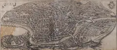 Roma - Pianta prospettica by Merian Matthaus, Autore: Merian Matthäus il Vecchio (1593/, offered Mar 2019