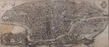Merian Matthaus, Roma - Pianta prospettica, Autore: Merian Matthäus il Vecchio (1593/