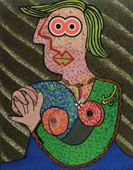 Enrico Baj, Matilde di Canossa, 1971
