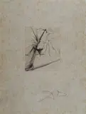 L’illusioniste by Salvador Dalí, 1968, Dalla cartella Faust (La nuit de Walpurgis). Firma in basso a destra e timbro a secco: "Dalì"; tiratura in basso, offered Feb 2019