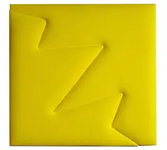 Introiezione gialla by Samuele Ventanni, Sul verso: firma e timbro dell'autore., offered Feb 2019