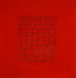 Cheope, Red, 2010, Sul verso: firma