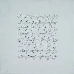 Lettera bianca by Cheope, 2015, Sul verso: firma, offered Feb 2019