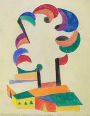 Bozzetto per arazzo by Vittorio Corona, 1926, offered Feb 2019