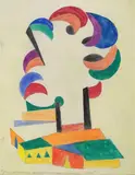 Vittorio Corona, Bozzetto per arazzo, 1926
