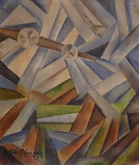 Aviens by Albert Gleizes, 1923, offered Feb 2019
