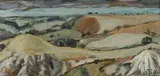 Ezio Pollai, Paesaggio toscano, 1963