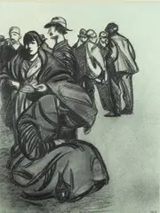 Figure by Maxime Dethomas, Sigla in basso a destra., offered Feb 2019