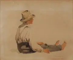 Figura seduta by Jan Nowopacký, 1867, offered Feb 2019