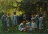 Duilio Corompai, Bambini nel bosco