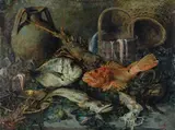 Natura morta con pesci by Vincenzo Irolli, offered Feb 2019
